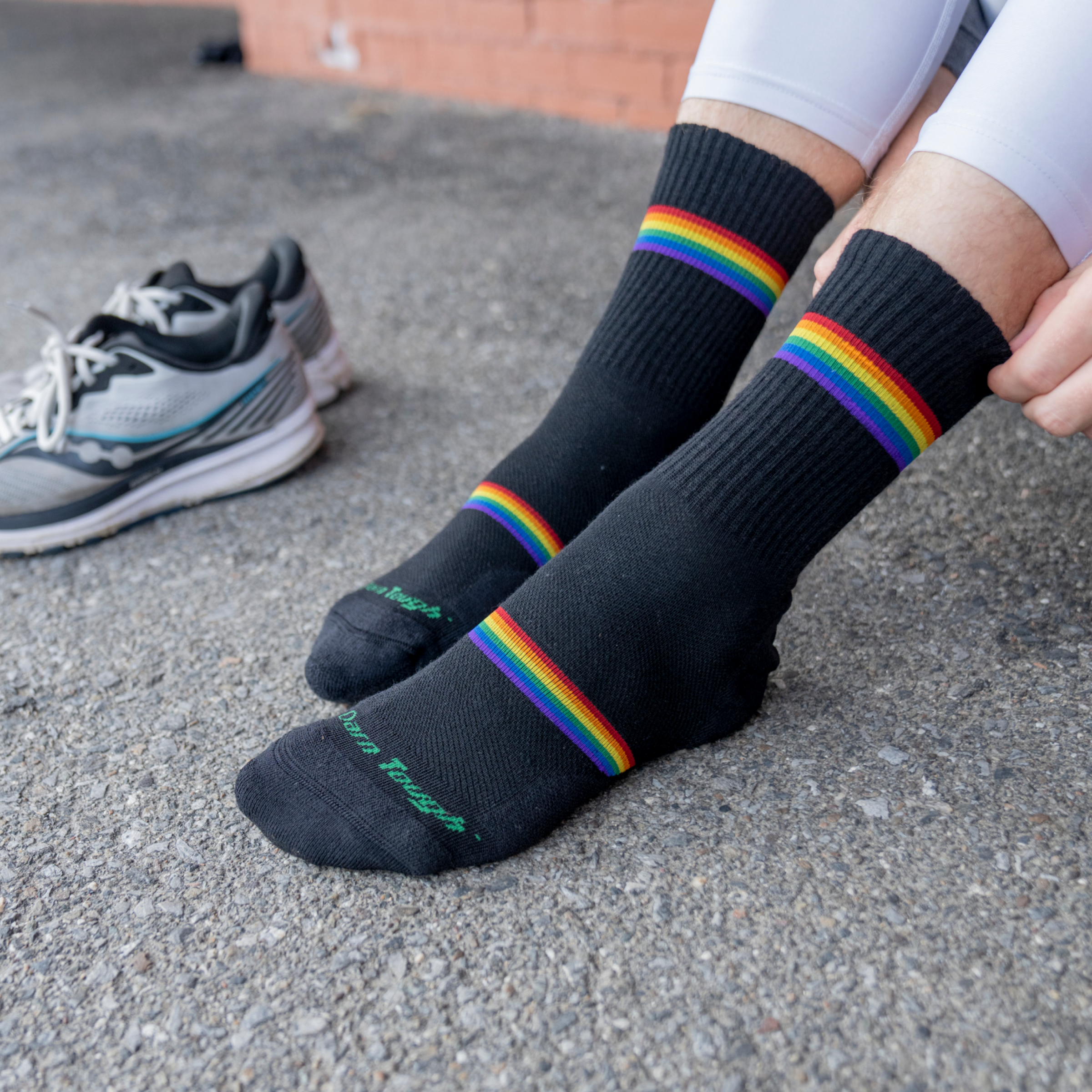 Men's Prism Micro Crew Lightweight Running Socks - Image 2