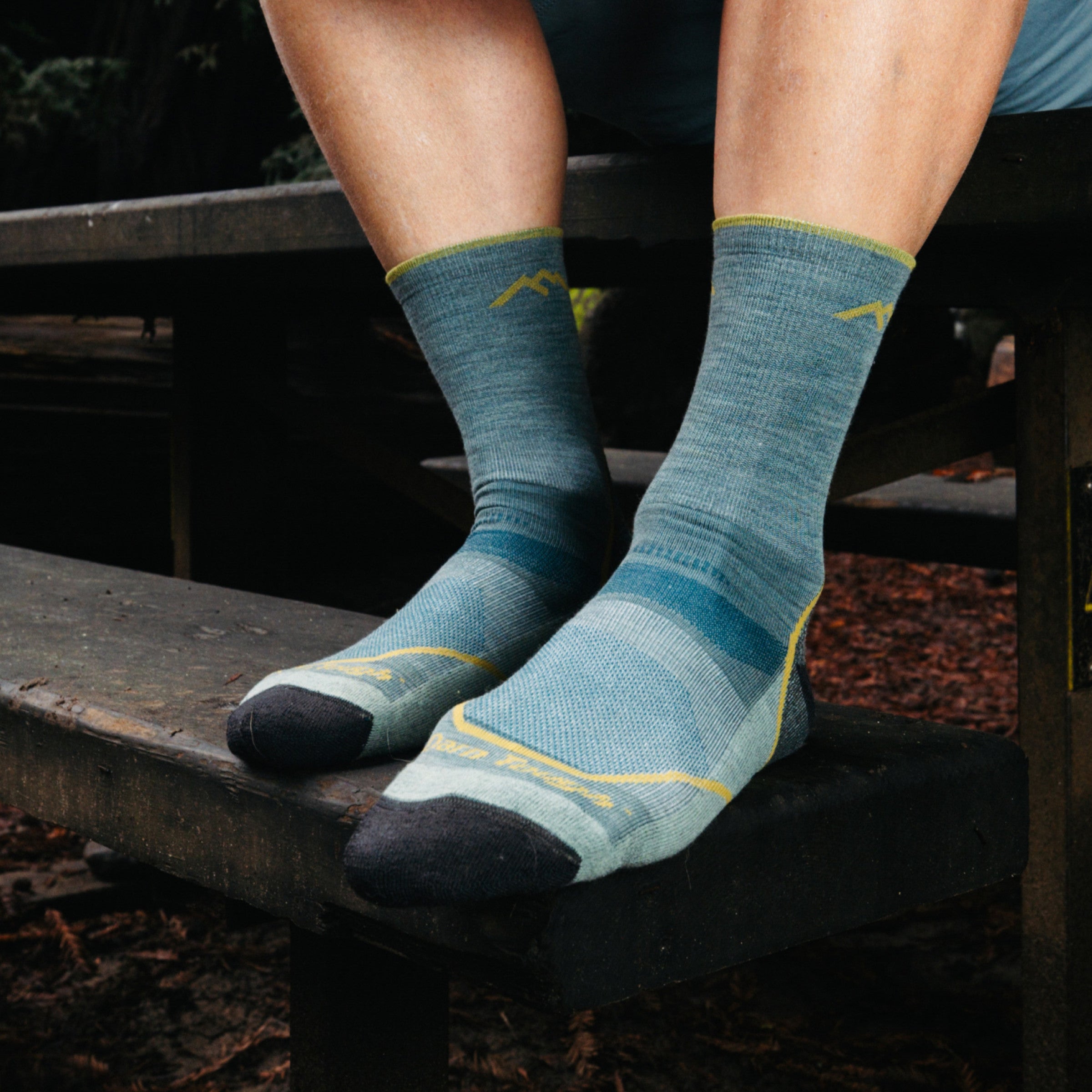 Men's Light Hiker Micro Crew Lightweight Hiking Socks - Image 2