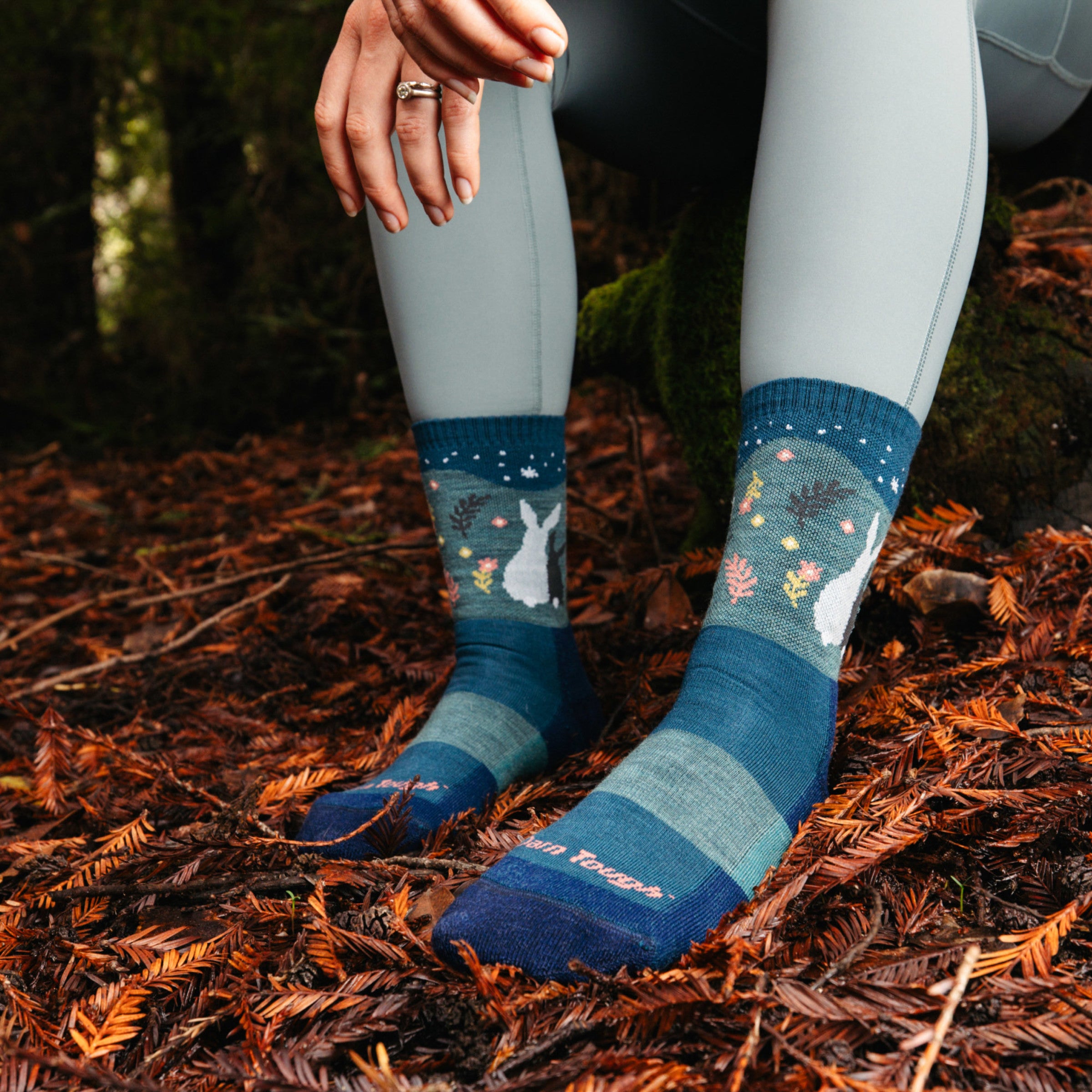 Women's Critter Club Micro Crew Lightweight Hiking Socks - Image 21