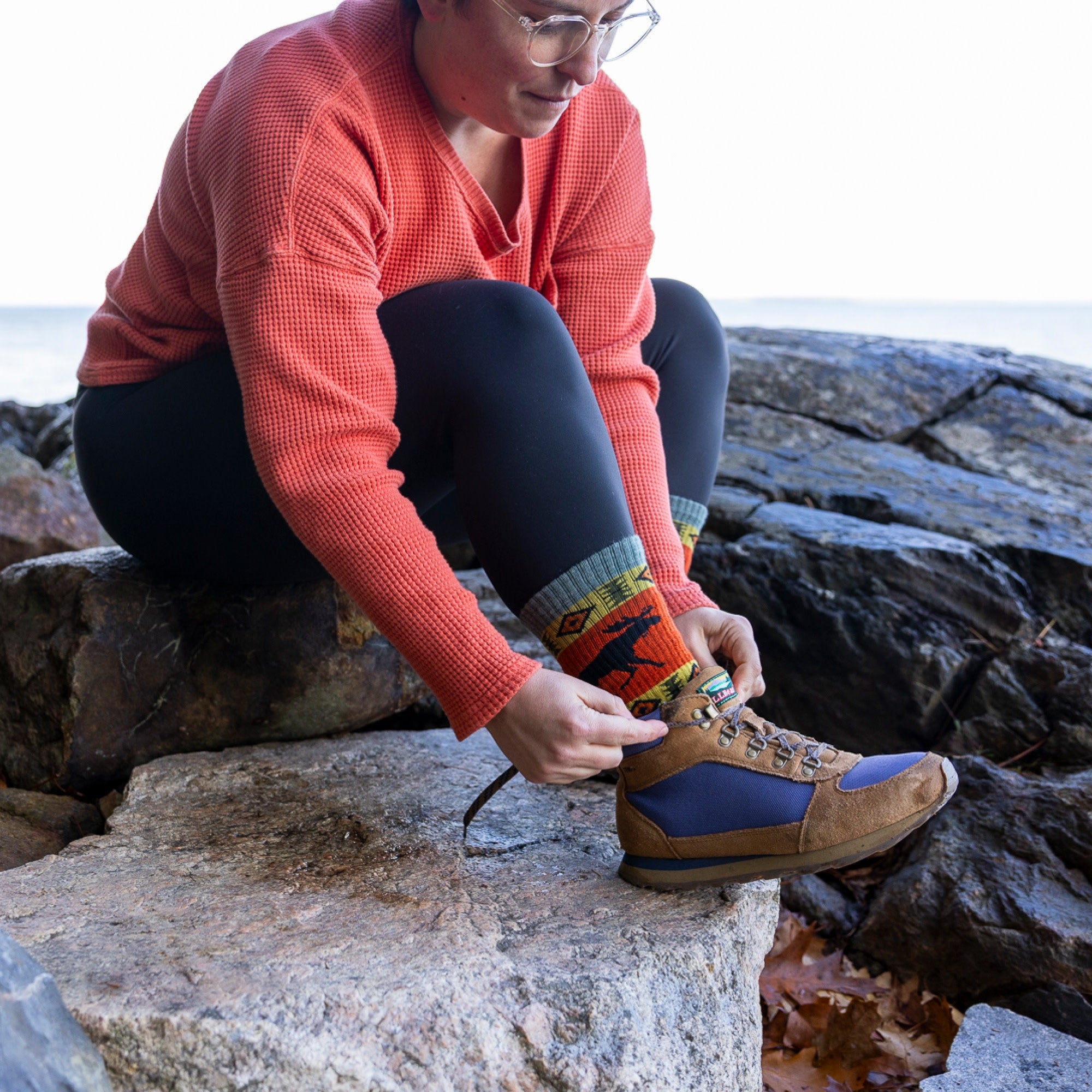 Women's Vanna Grizzle Boot Midweight Hiking Socks - Image 12