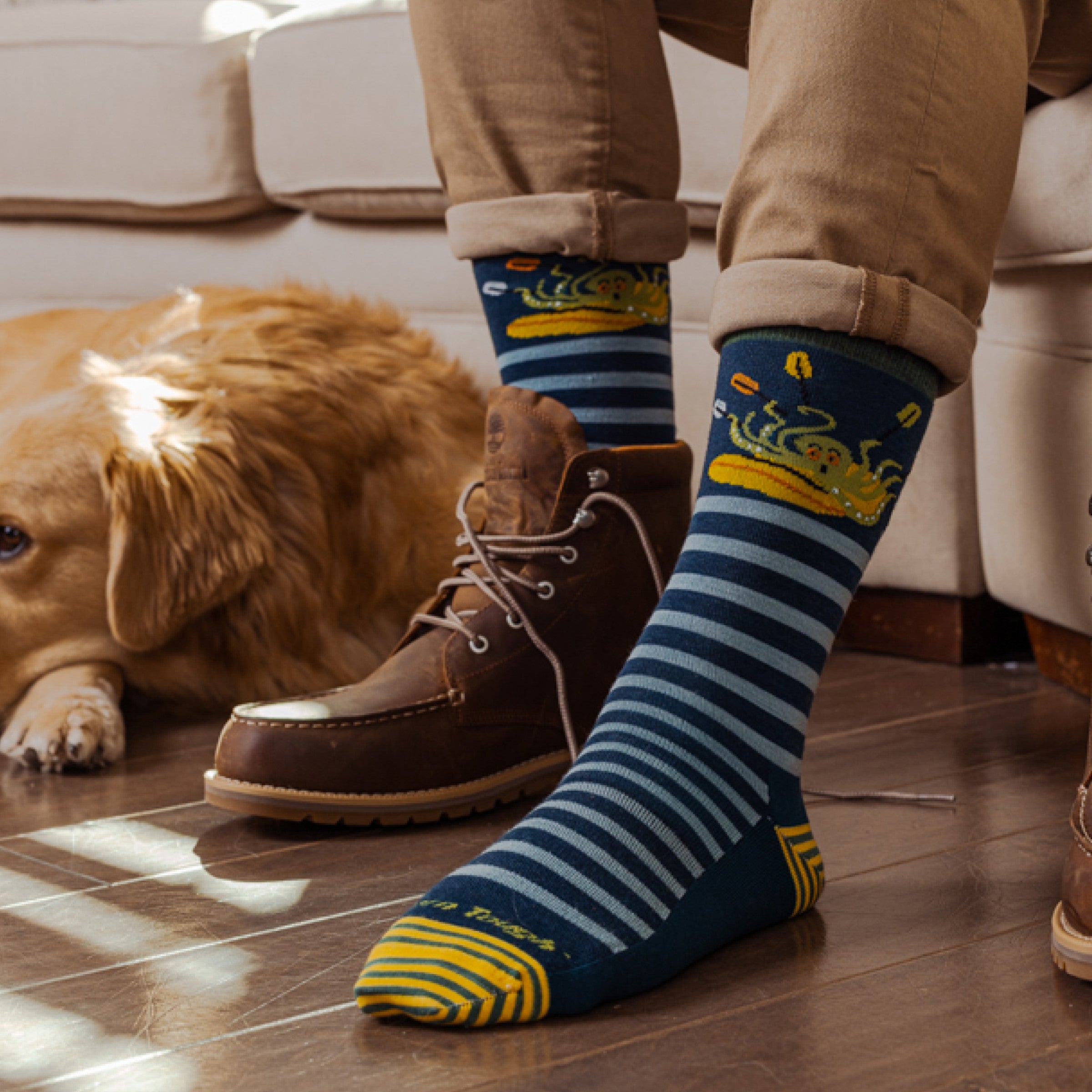 Men's Animal Haus Crew Lightweight Lifestyle Socks - Image 5