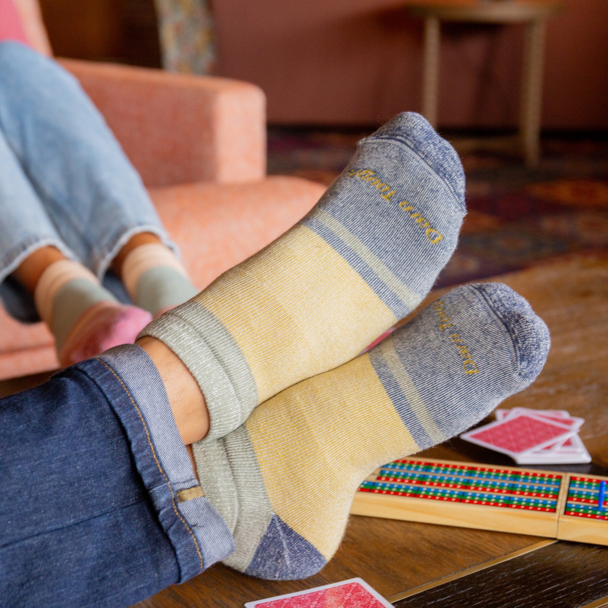 Men's Apres No Show Heavyweight Lifestyle Socks - Image 2