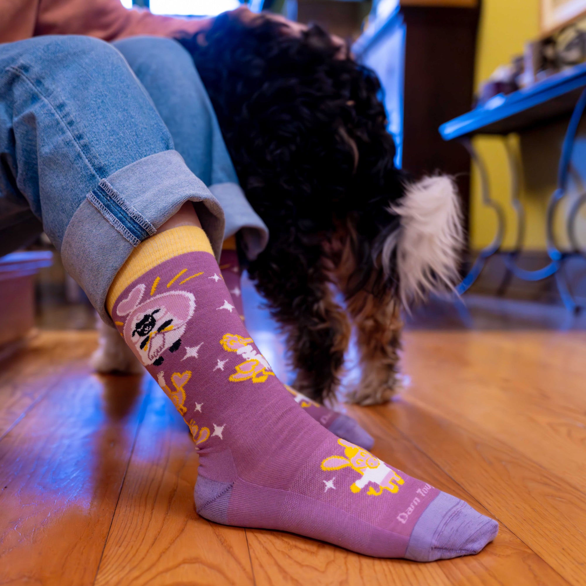 Unisex Close Knit Crew Lightweight Lifestyle Sock - Image 5