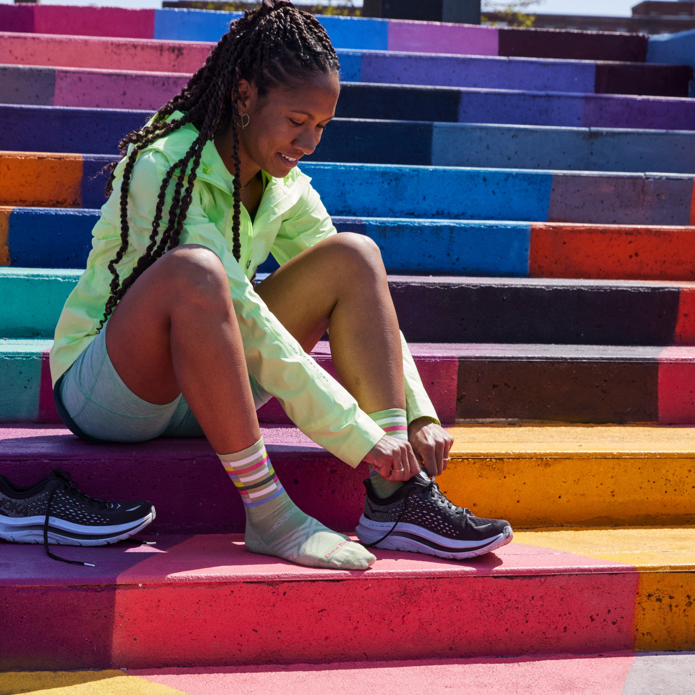 Women's Relay Micro Crew Ultra-Lightweight Running Socks - Image 3
