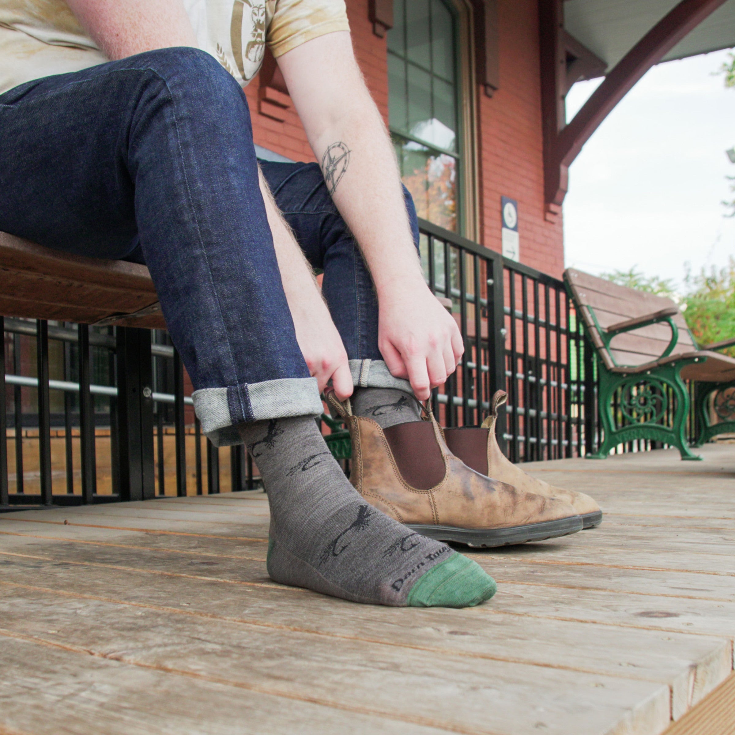 Men's Mcfly Crew Lightweight Lifestyle Socks- Last Chance - Image 2