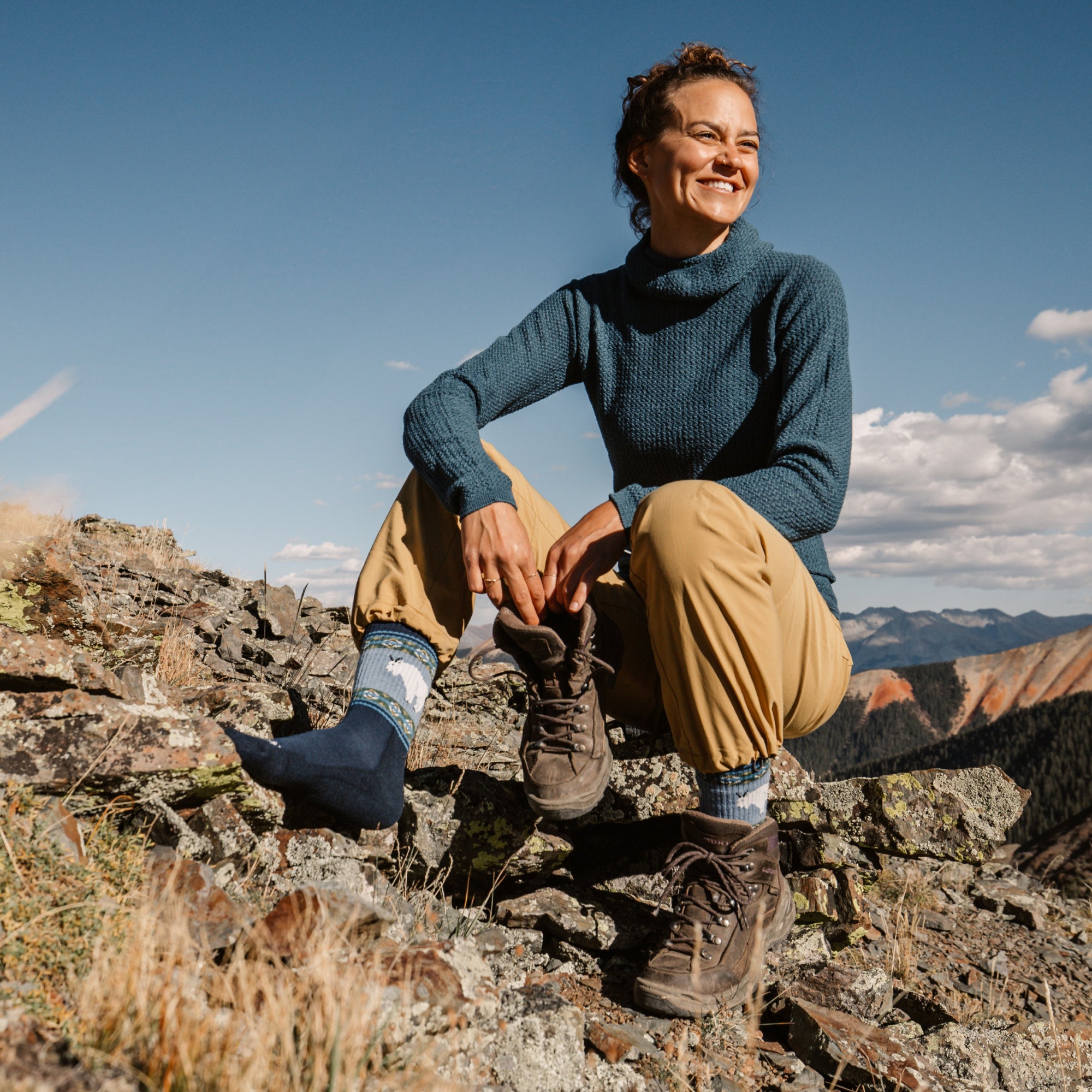 Women's Vanna Grizzle Boot Midweight Hiking Socks - Image 10