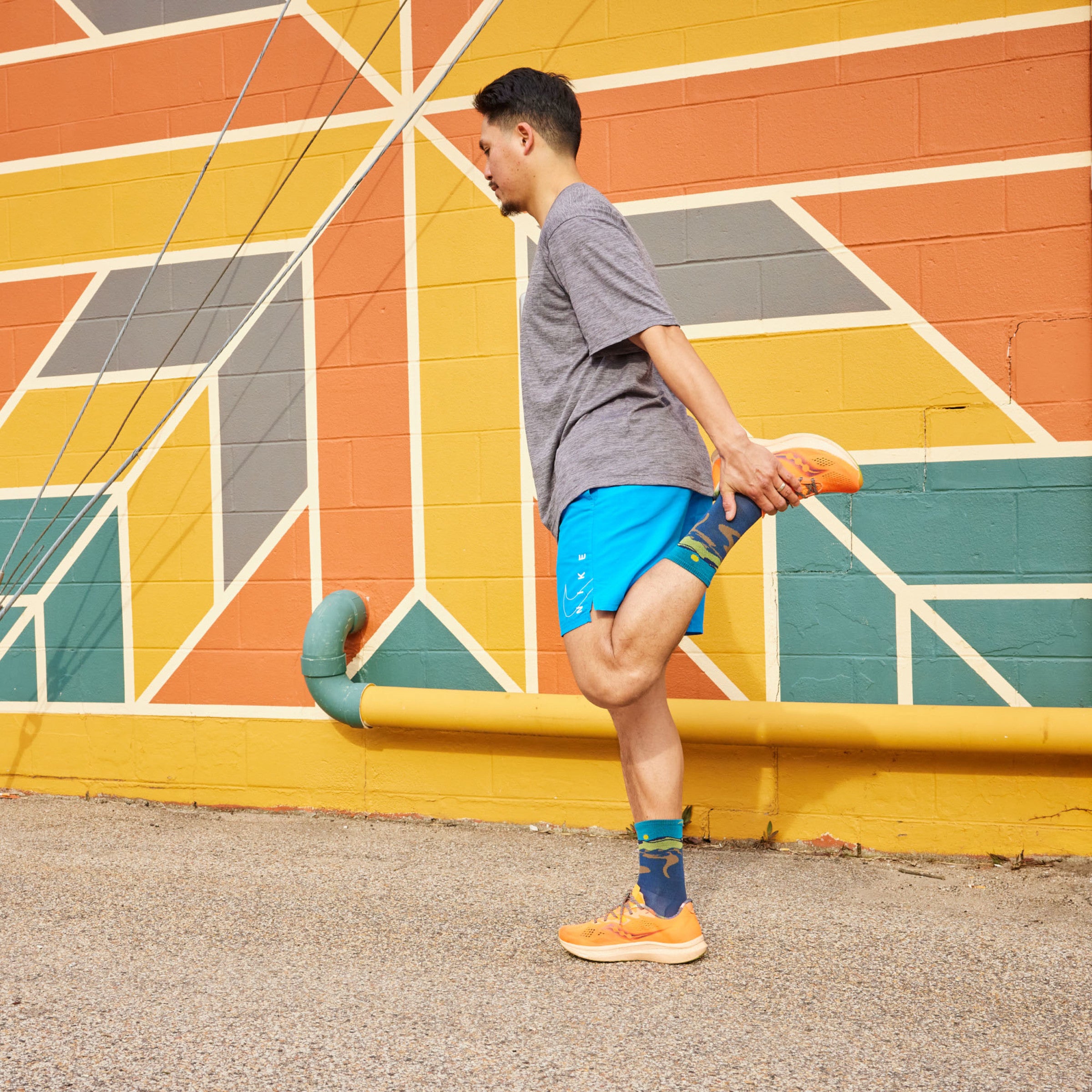 Men's Ridge Runner Micro Crew Ultra-Lightweight Running Socks - Image 7