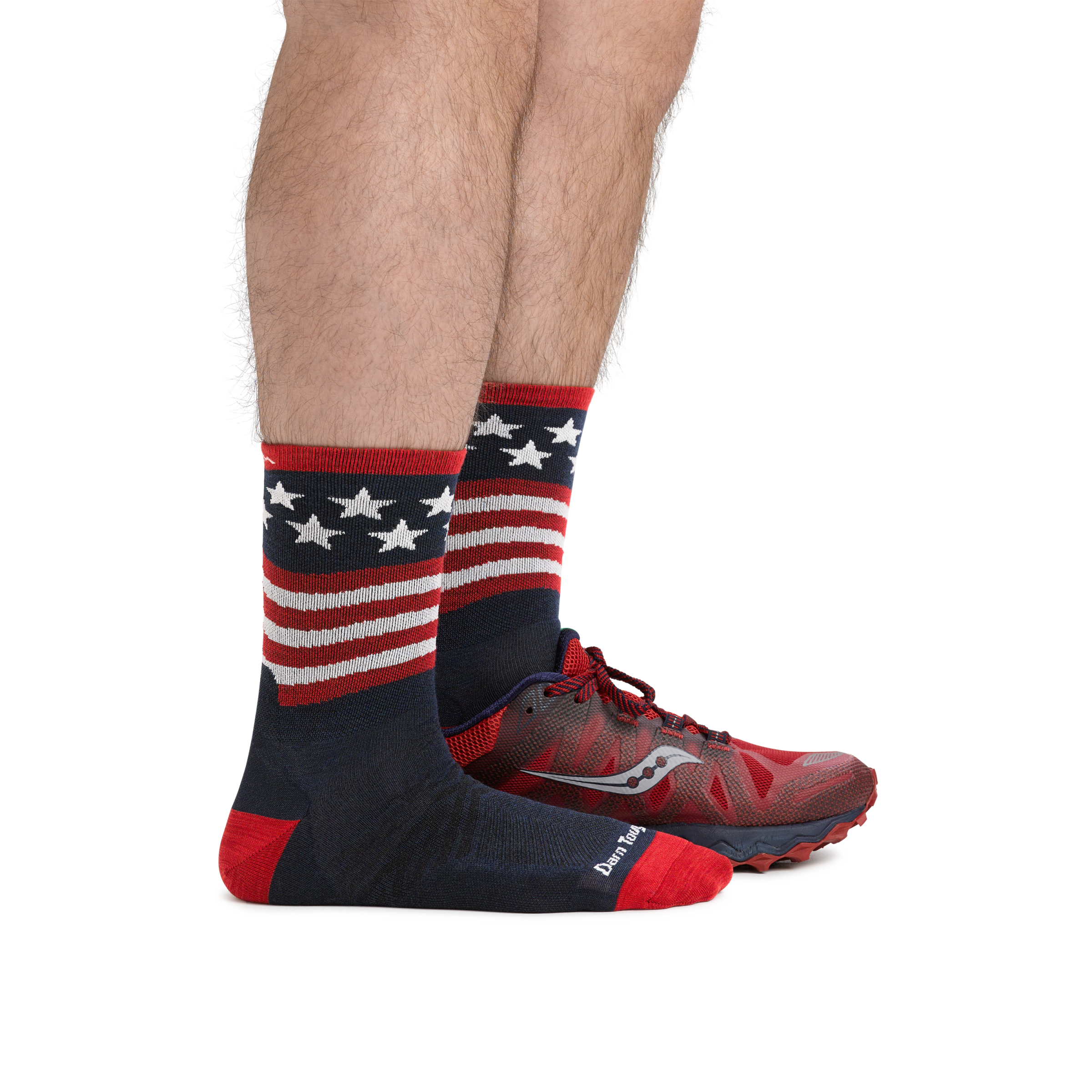 Men's Patriot Micro Crew Ultra-Lightweight Running Socks - Image 3