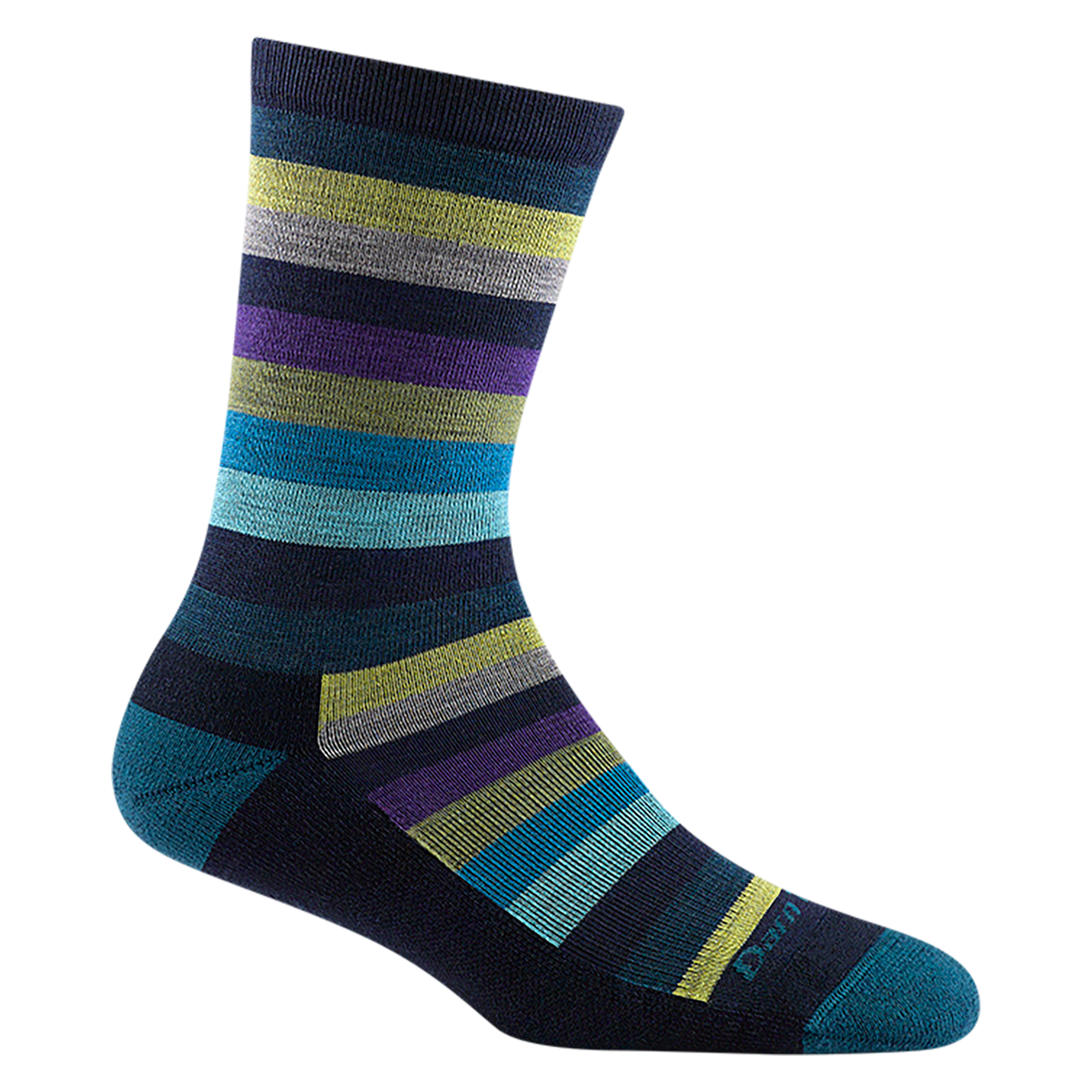 Women's Mystic Stripe Crew Lightweight Lifestyle Socks - Image 5