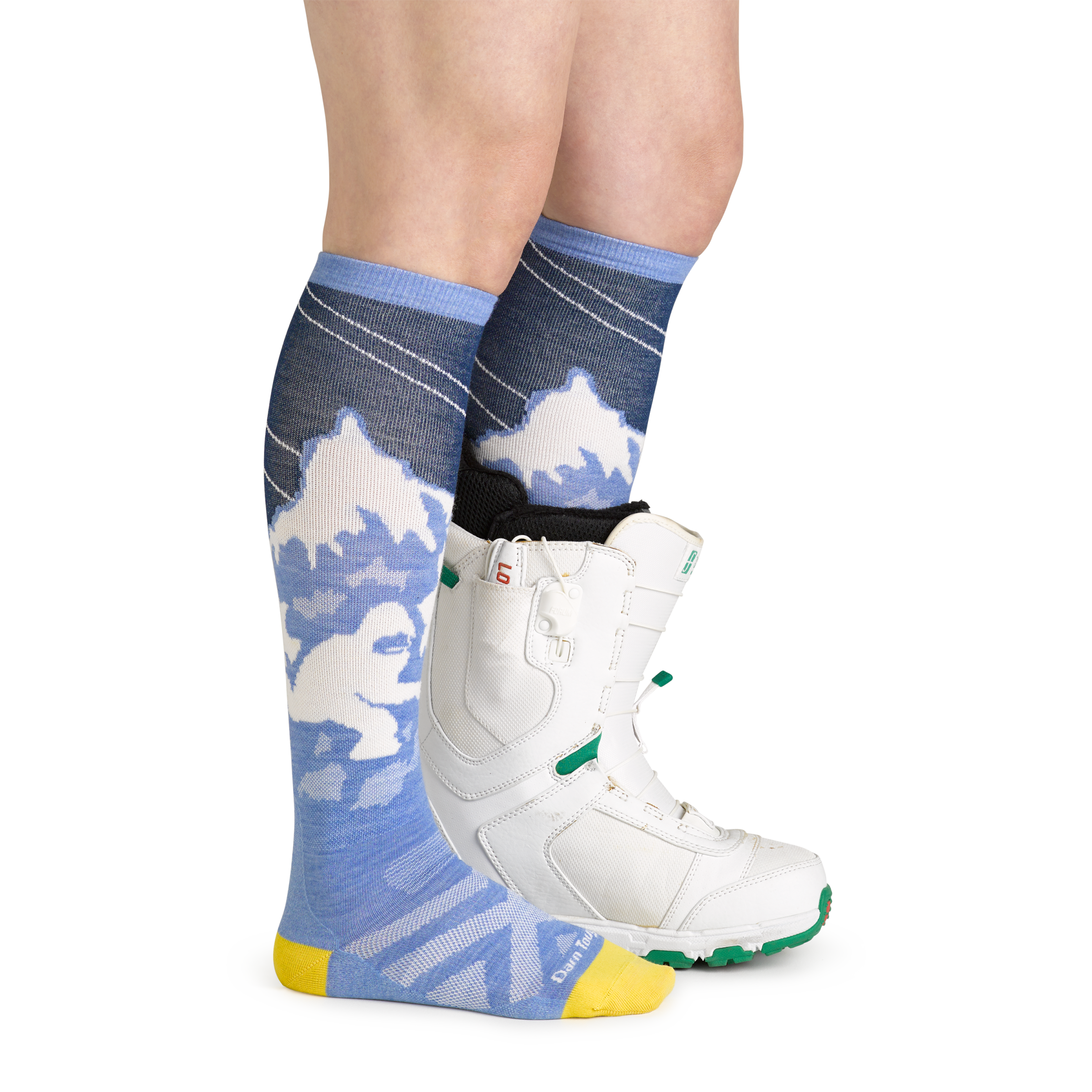 Women's Yeti Over-the-Calf Lightweight Ski & Snowboard Socks - Image 3