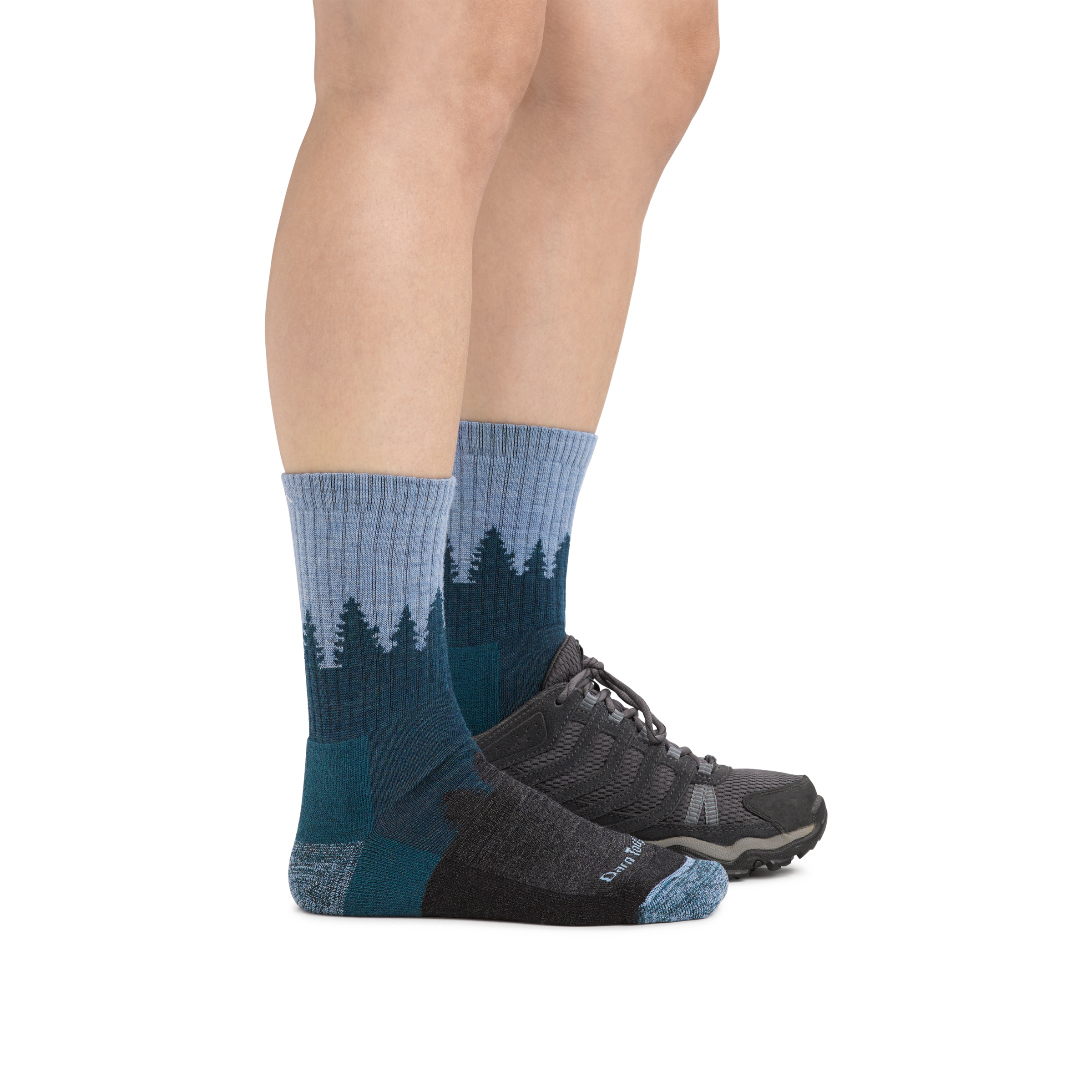 Women's Treeline Micro Crew Midweight Hiking Socks - Image 4