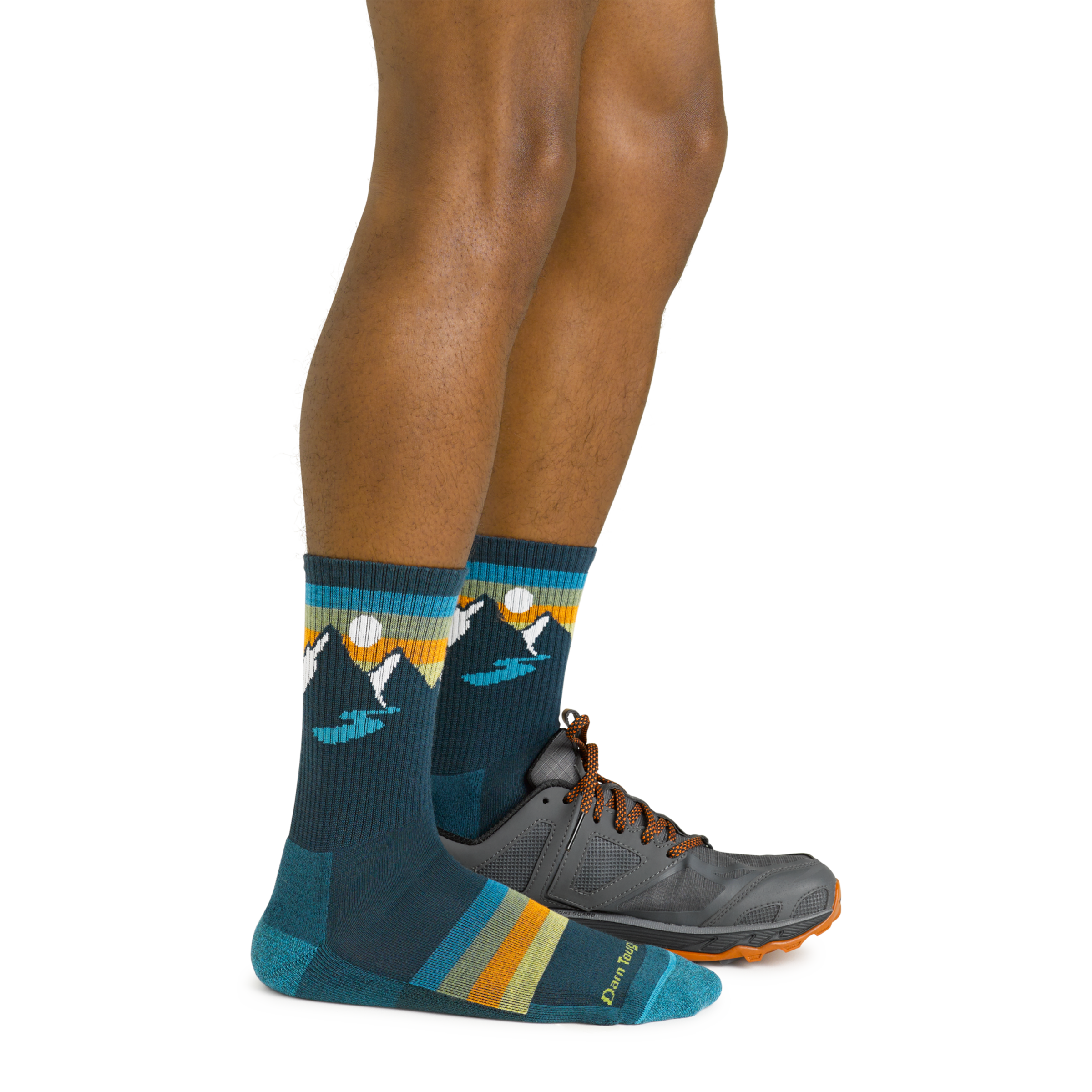 Men's Sunset Ridge Micro Crew Lightweight Hiking Socks - Image 4
