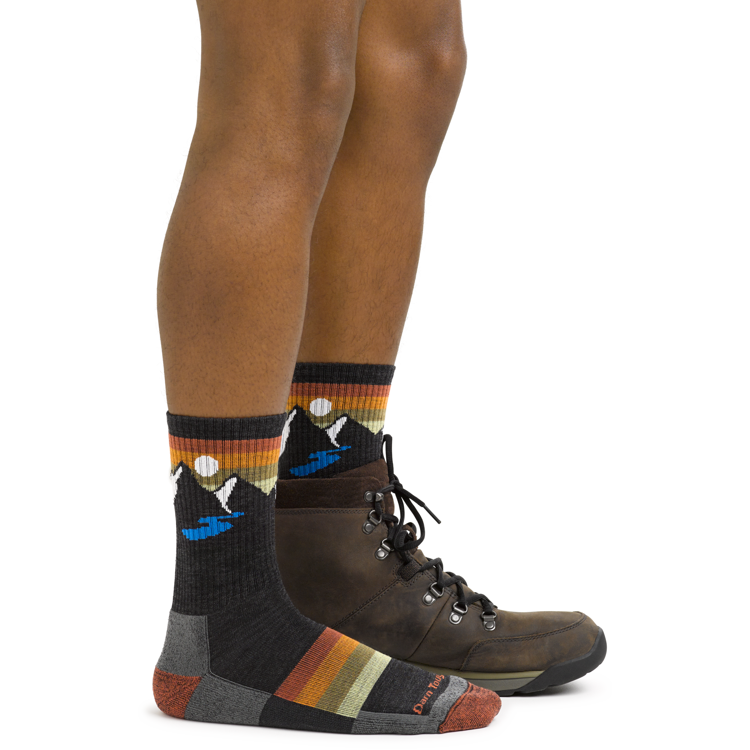 Men's Sunset Ridge Micro Crew Lightweight Hiking Socks - Image 7