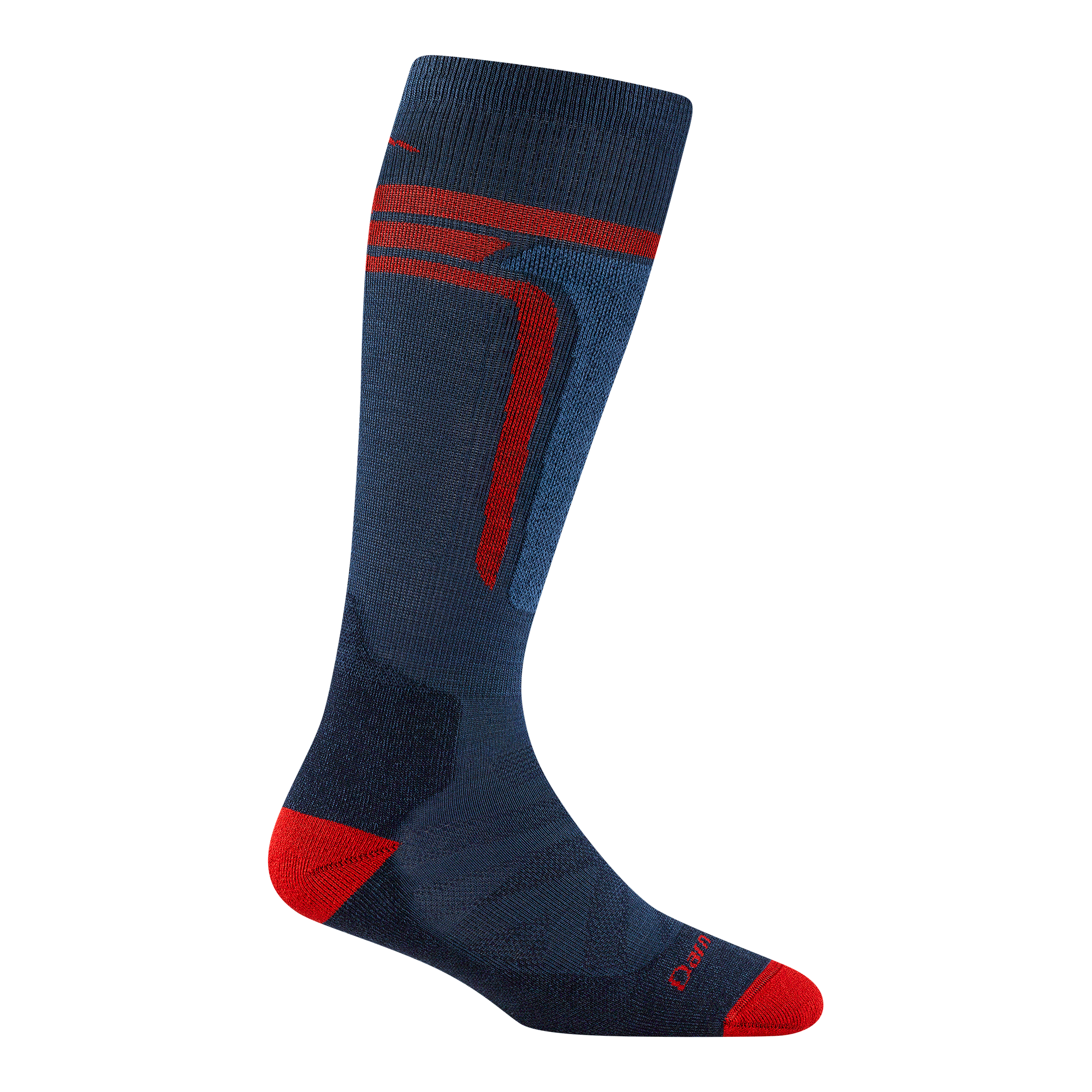 Kids T-Bar Over-the-Calf Midweight Ski & Snowboard Socks - Image 2