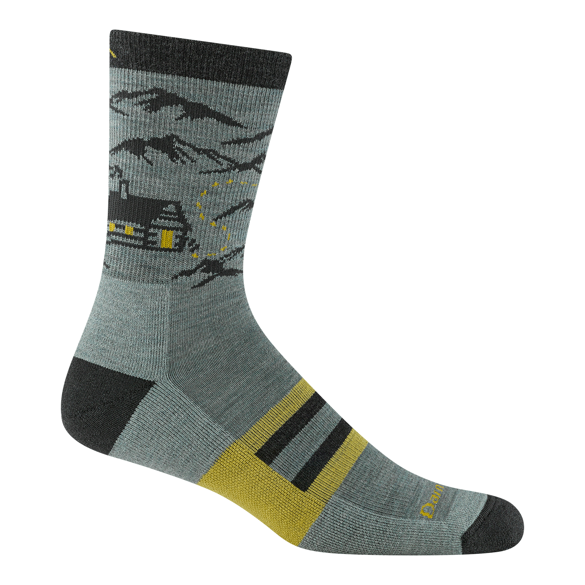 Men's Hike Hike Hut Micro Crew Midweight Hiking Socks-Last Chance - Image 3