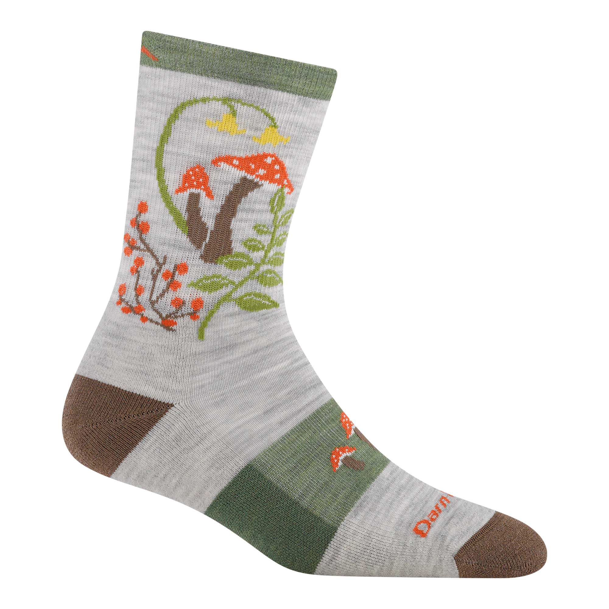 Women's Mellow Mushrooms Micro Crew Lightweight Hiking Socks - Image 3