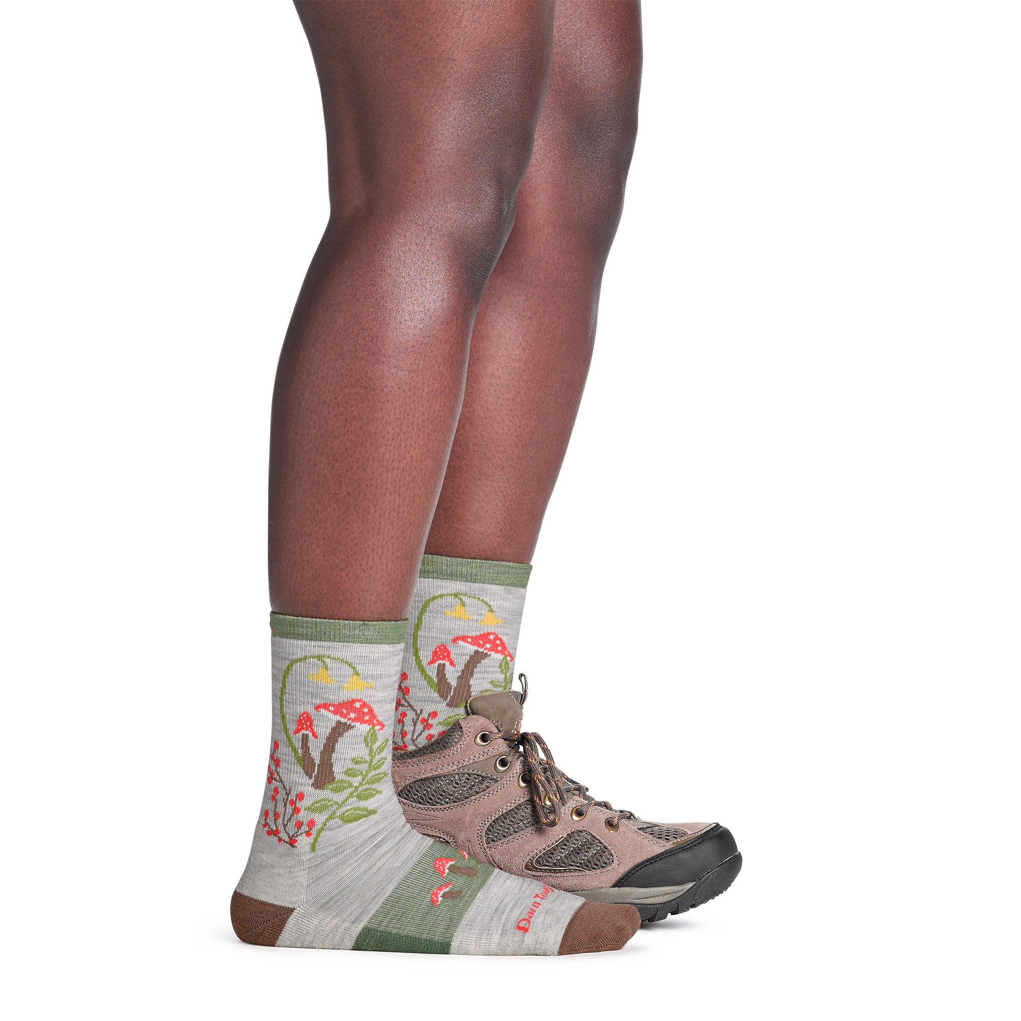 Women's Mellow Mushrooms Micro Crew Lightweight Hiking Socks - Image 5