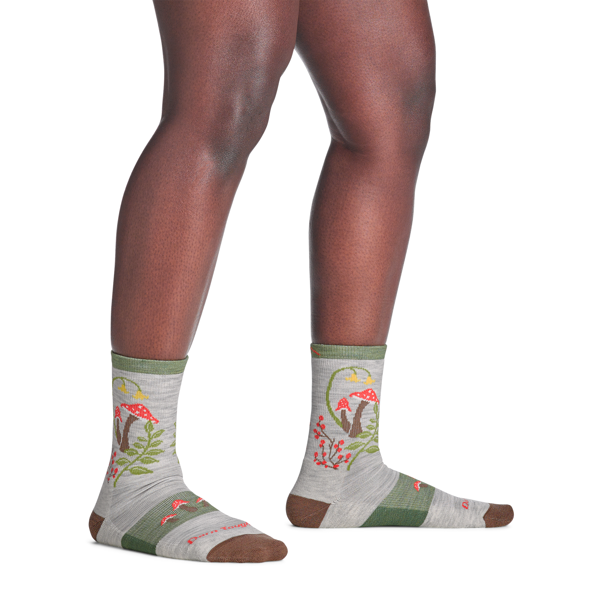 Women's Mellow Mushrooms Micro Crew Lightweight Hiking Socks - Image 4