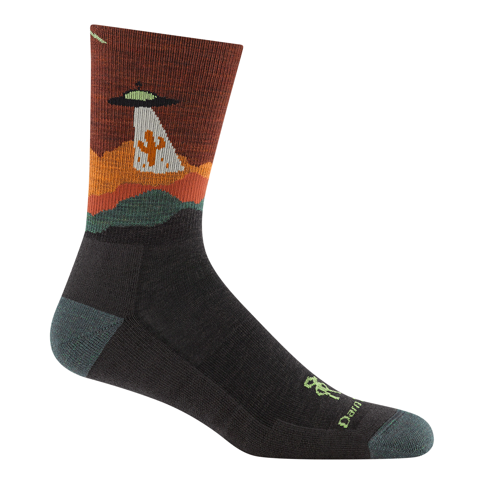 Men's Spaced Out Micro Crew Lightweight Hiking Socks - Image 6
