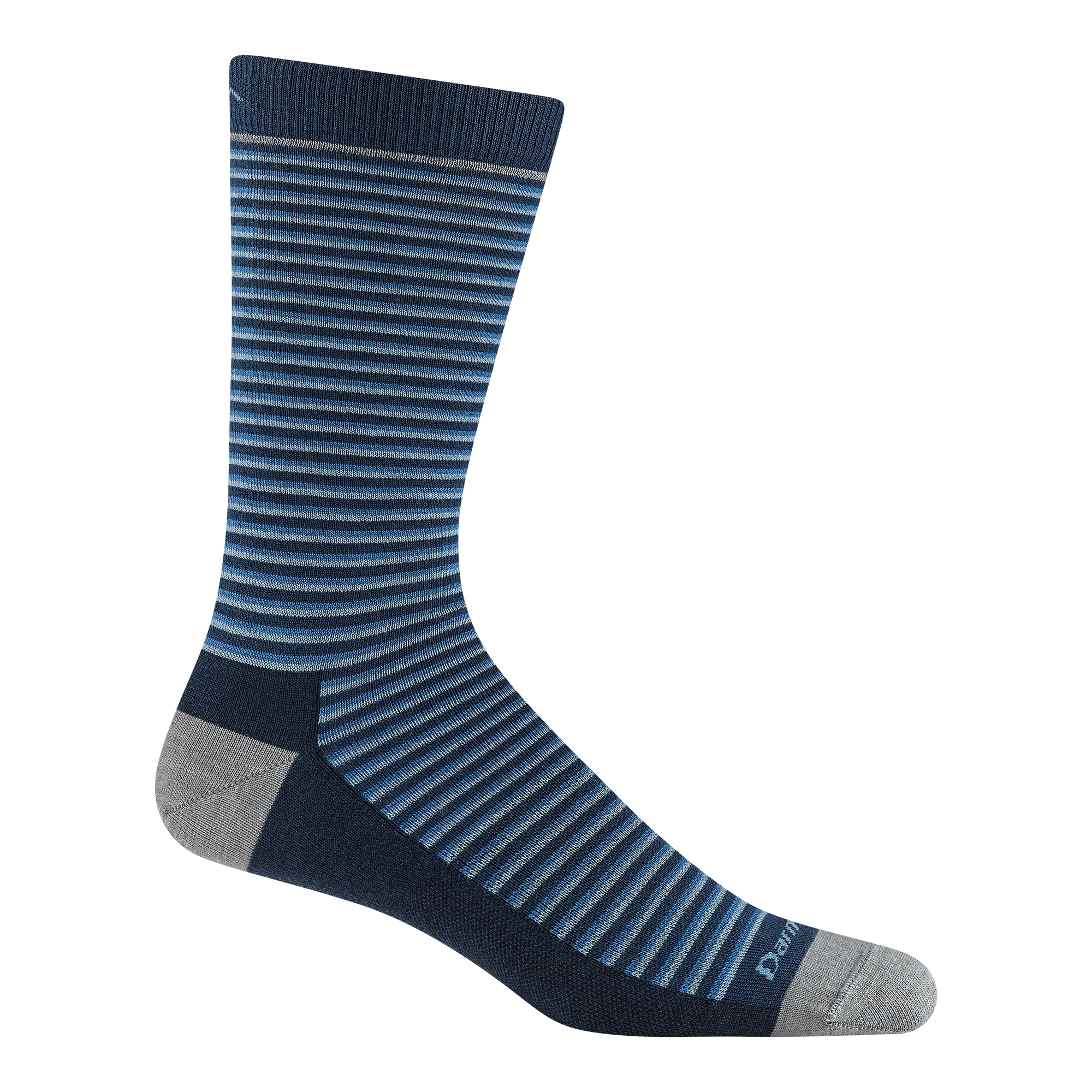 Men's Microstripe Crew Lightweight Lifestyle Socks - Image 2