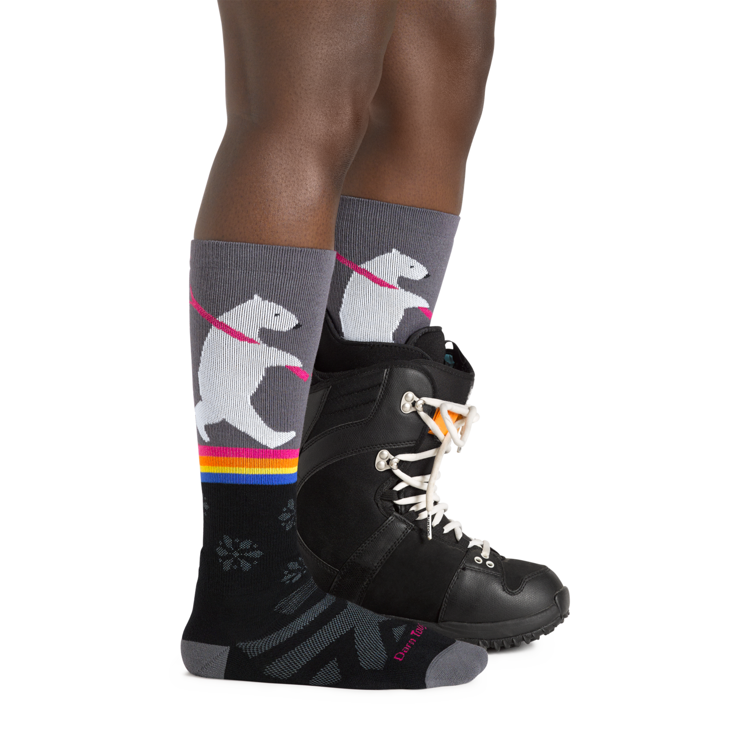 Women's Due North Over-the-Calf Midweight Ski & Snowboard Socks - Image 5