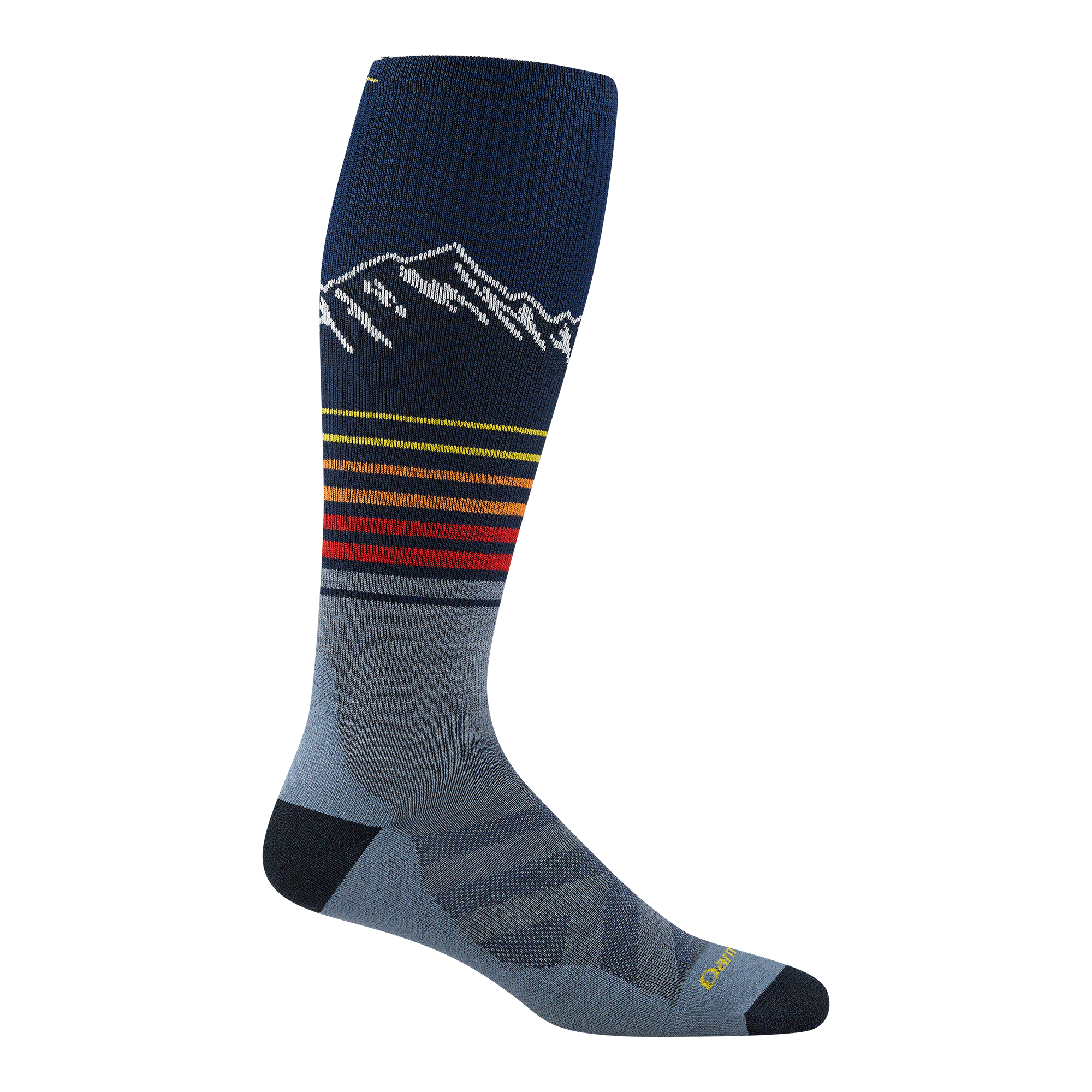 Men's Steep Lines Over-the-Calf Lightweight Ski & Snowboard Socks - Image 2