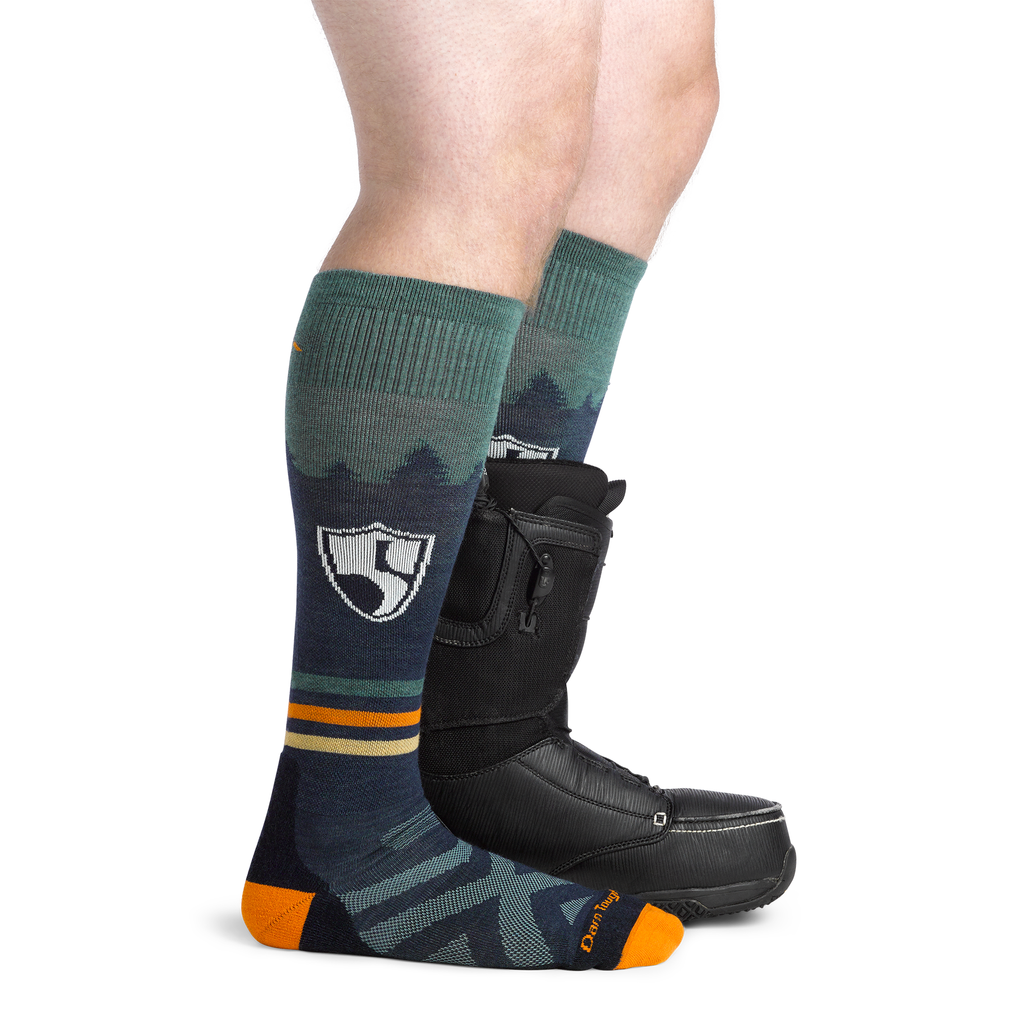 High Fives Over-the-Calf Midweight Ski & Snowboard Socks - Image 2