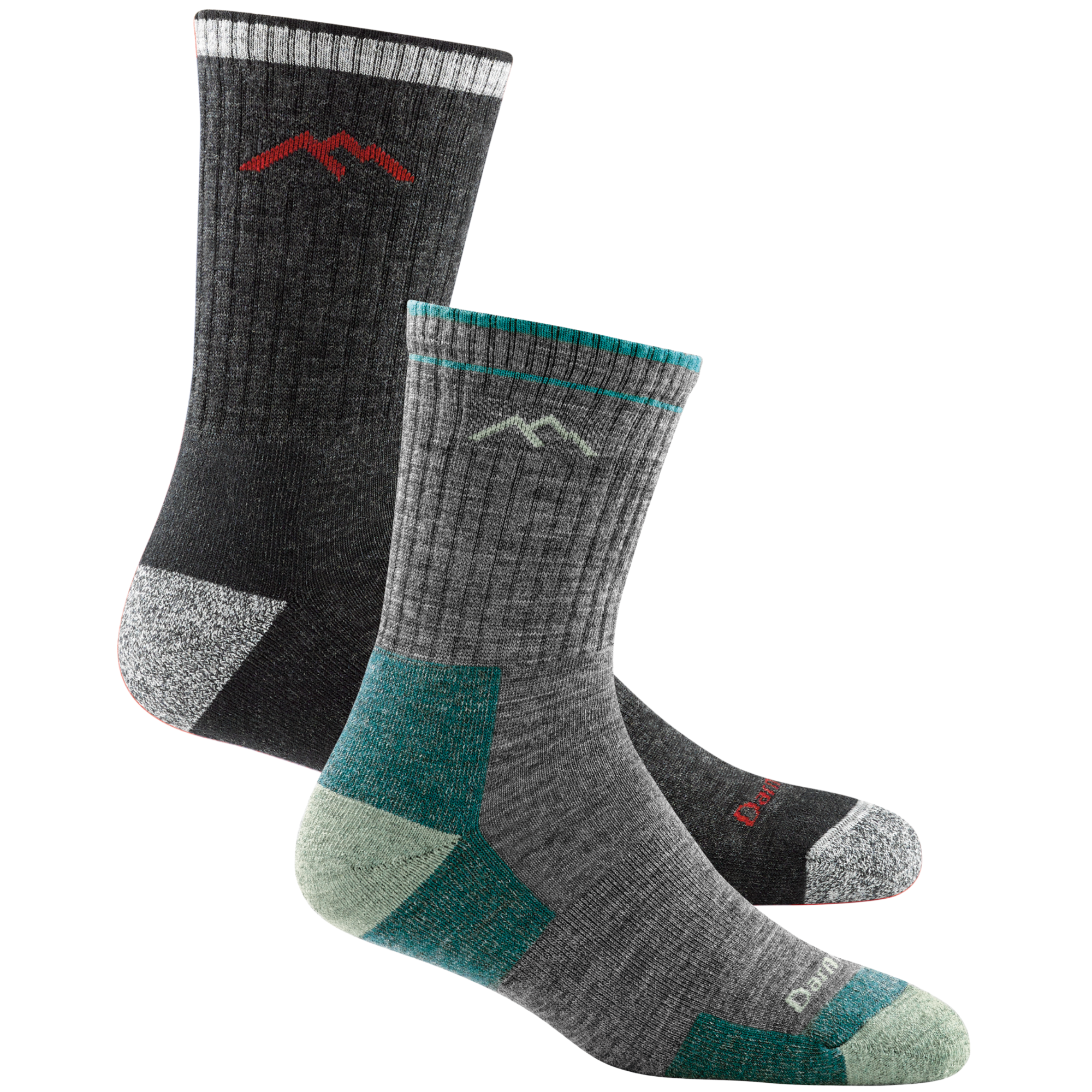 Men's and Women's Hiker Micro Crew 2-Pack Hiking Socks - Image 4