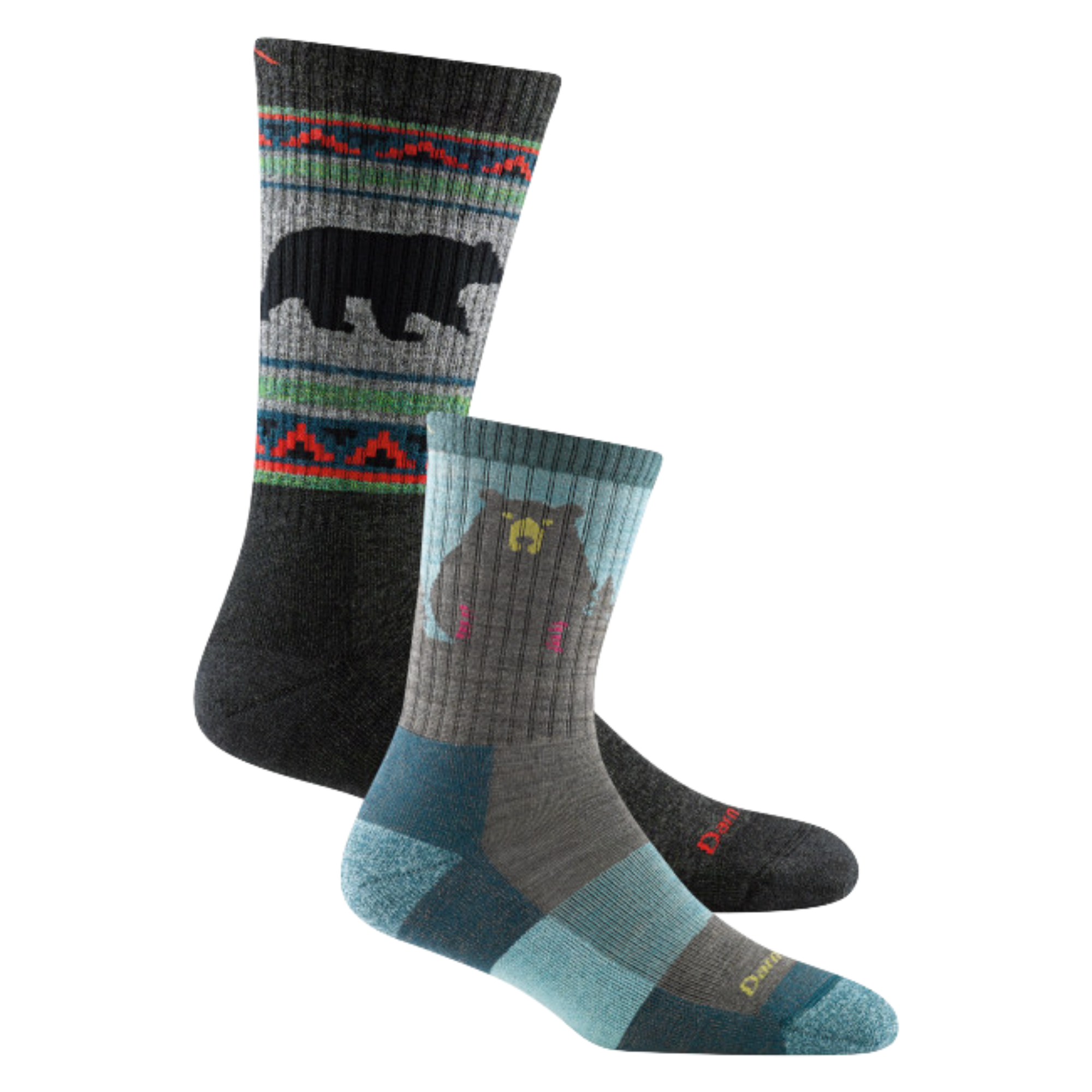 Men's and Women's Bear 2-Pack Hiking Socks - Image 2